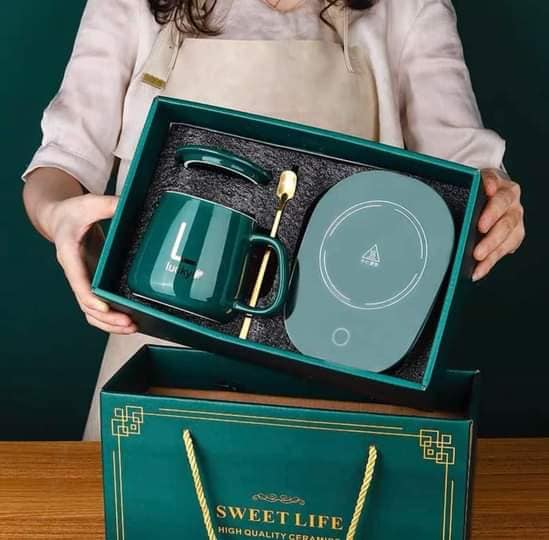 TAZA CALENTADORA CON CABLE USB