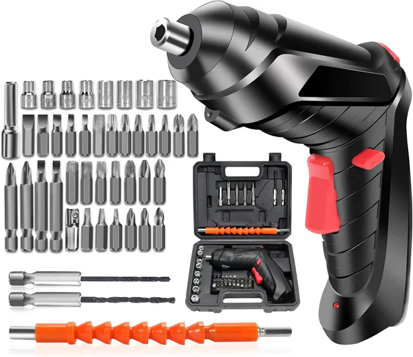 TURBOSCREW™️ - Kit de destornillador eléctrico de 47 piezas