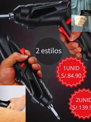 TURBOSCREW™️ - Kit de destornillador eléctrico de 47 piezas