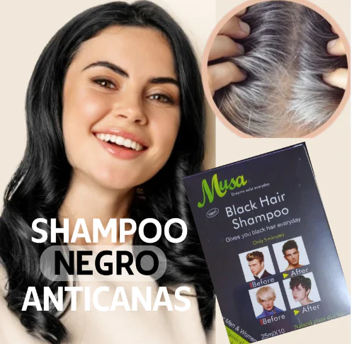 SHAMPOO ANTICANAS NEGRO