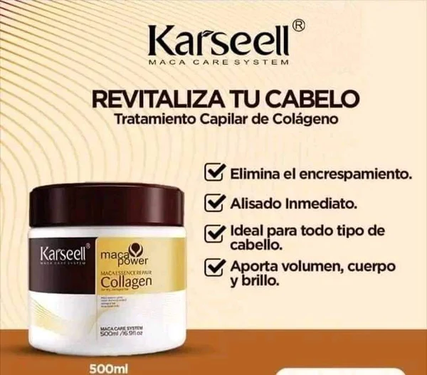 CREMA CAPILAR PREMIUM™️ - KARSEELL BRILLO Y VITALIDAD