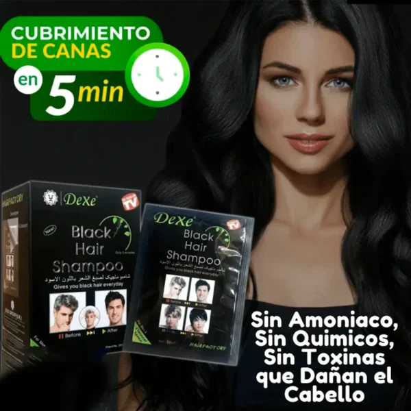 SHAMPOO ANTICANAS NEGRO