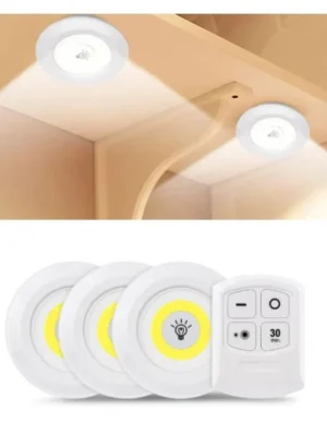 SET DE 3 LUCES LED CON CONTROL