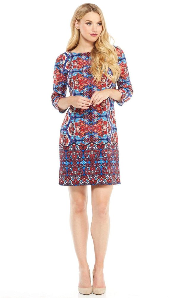VESTIDO AZUL MANDALAS