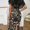 ELEGANTE VESTIDO AJUSTADO CON ESTAMPADO FLORAL
