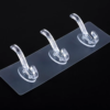 Ganchos de pared transparentes adhesivos