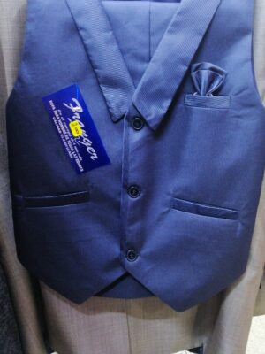 CONJUNTO DE CHALECO PARA NIÑO AZUL NOCHE