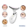 Masajeador facial con luz led