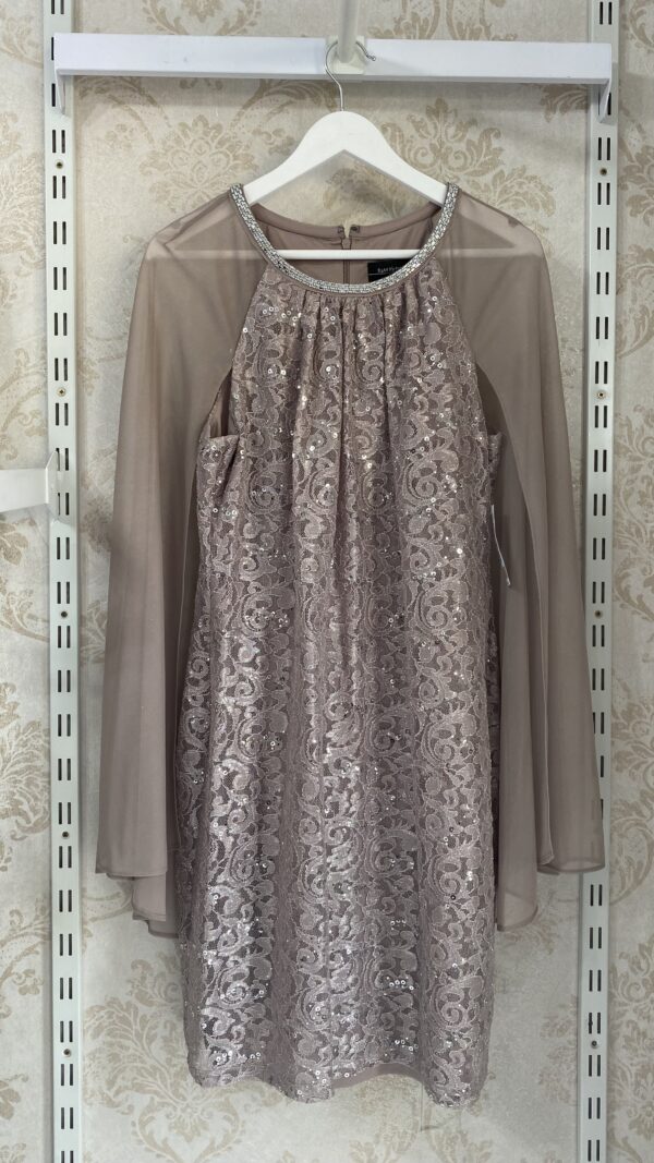 Vestido de fiesta champagne
