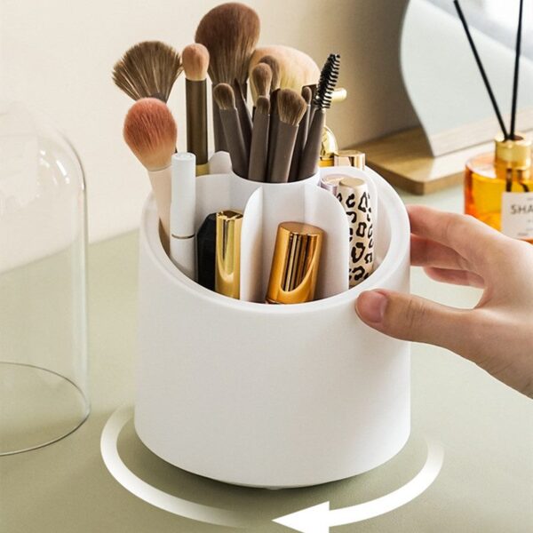 ORGANIZADOR PARA COSMÉTICOS GIRATORIO C/ TAPA