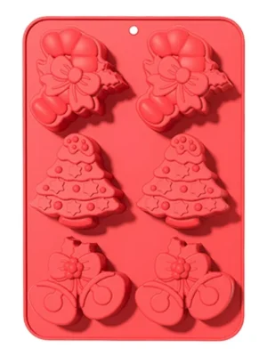 MOLDE DE SILICONA 3D - TEMÁTICA ADORNOS NAVIDEÑOS 1
