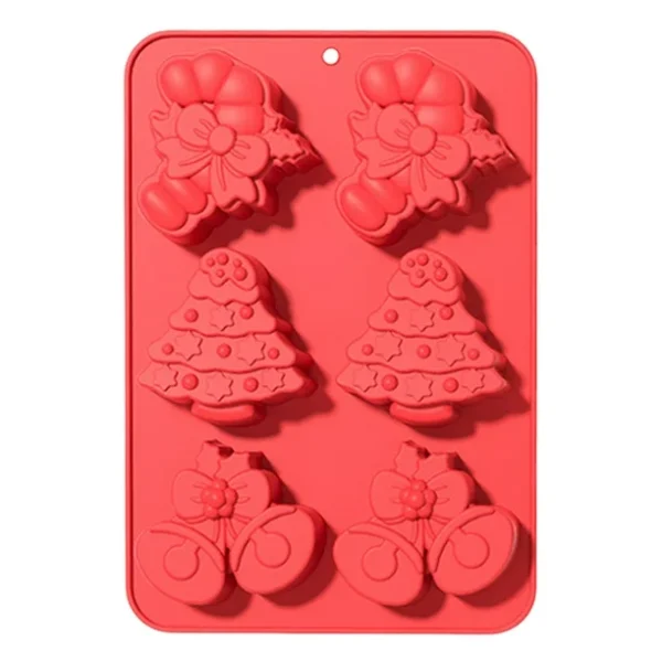 MOLDE DE SILICONA 3D - TEMÁTICA ADORNOS NAVIDEÑOS 1