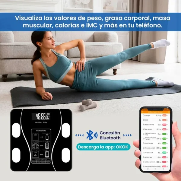 BALANZA DIGITAL BLUETOOTH