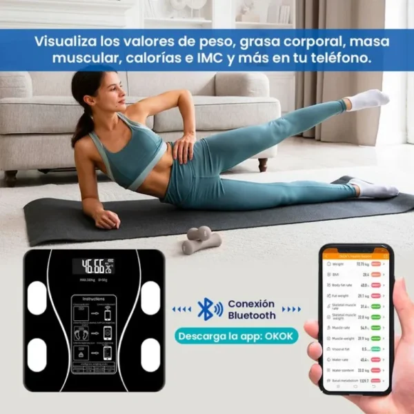 BALANZA DIGITAL BLUETOOTH