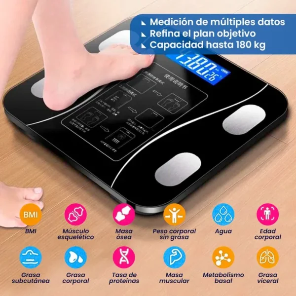 BALANZA DIGITAL BLUETOOTH
