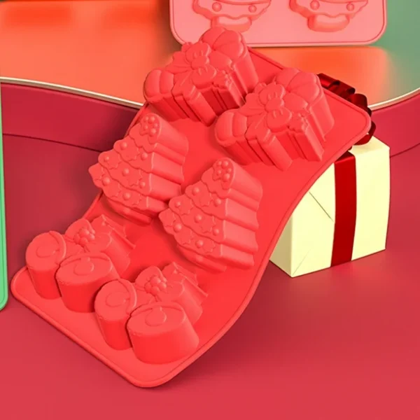 MOLDE DE SILICONA 3D - TEMÁTICA ADORNOS NAVIDEÑOS 1