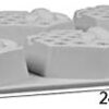 MOLDE DE SILICONA 3D - DISEÑO ABEJA DE 6 AGUJEROS