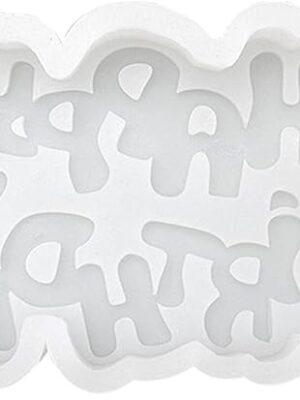 MOLDE DE SILICONA 3D - DISEÑO LETRAS HAPPPY BIRTHDAY