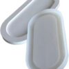 MOLDE DE SILICONA 3D - DISEÑO RECIPIENTE OVALADO