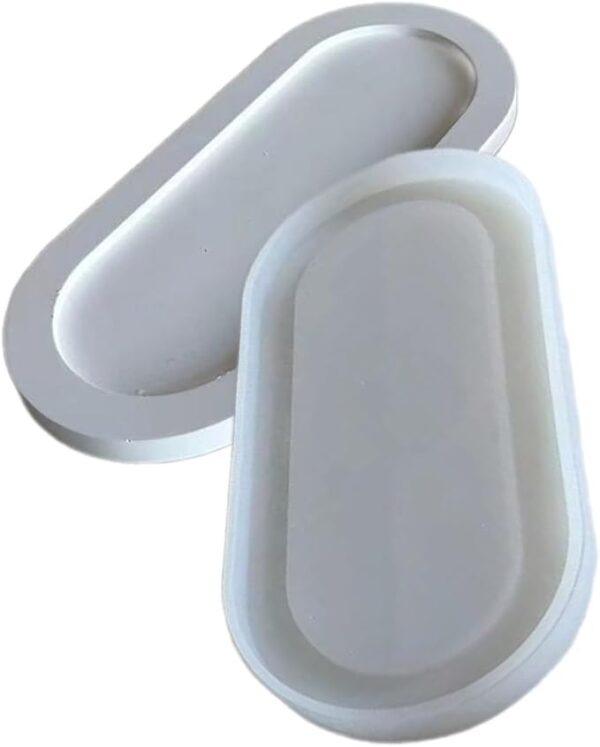 MOLDE DE SILICONA 3D - DISEÑO RECIPIENTE OVALADO
