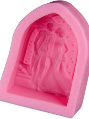 MOLDE DE SILICONA 3D - DISEÑO DE NOVIOS