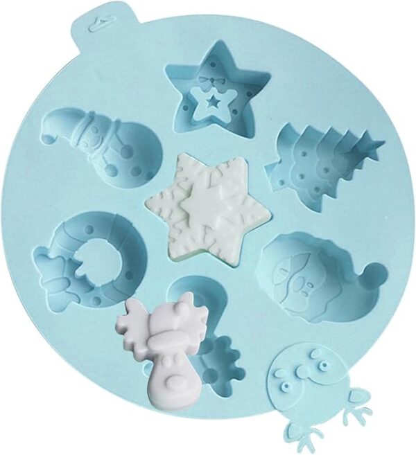 MOLDE DE SILICONA 3D – TEMÁTICA ADORNOS NAVIDEÑOS 2