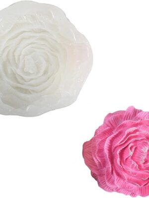 MOLDE DE SILICONA 3D - DISEÑO ROSA