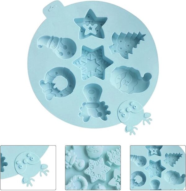 MOLDE DE SILICONA 3D – TEMÁTICA ADORNOS NAVIDEÑOS 2