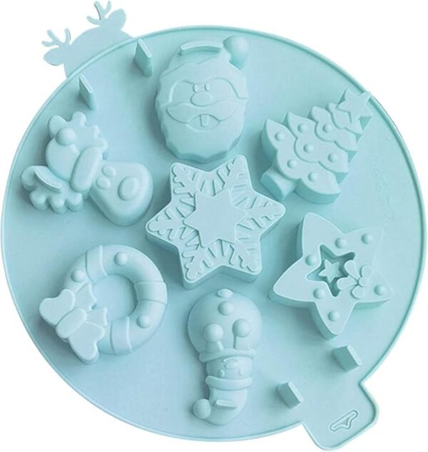 MOLDE DE SILICONA 3D – TEMÁTICA ADORNOS NAVIDEÑOS 2