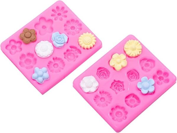 MOLDE 3D - DISEÑO DE FLORES PEQUEÑAS