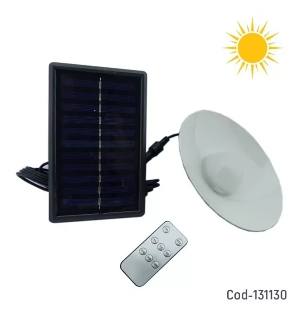 Lampara Led Solar Tipo Campana