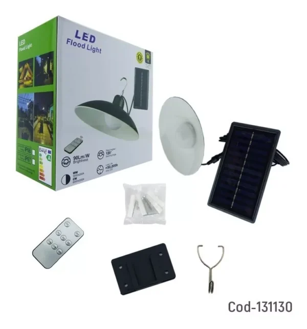 Lampara Led Solar Tipo Campana