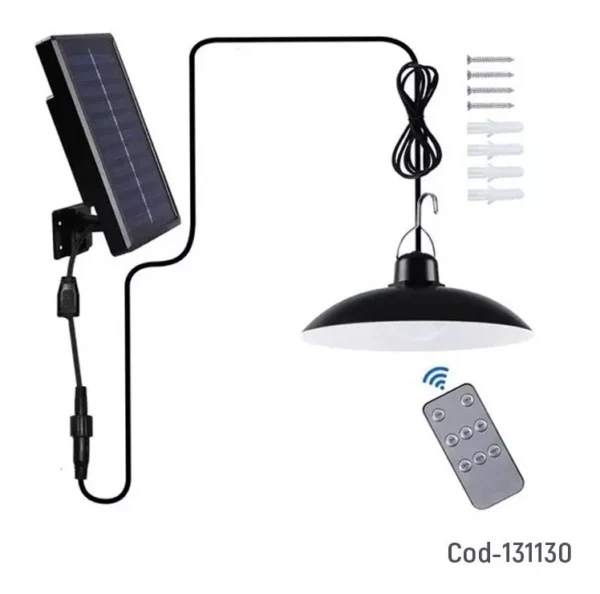 Lampara Led Solar Tipo Campana