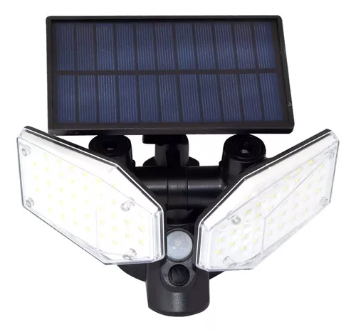 Lámpara Solar Led Con Sensor De Movimiento