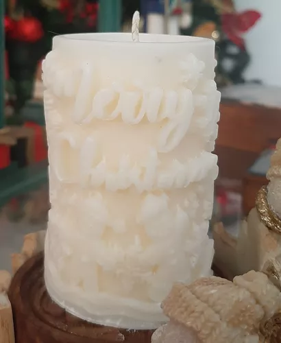 VELAS AROMÁTICAS DECORATIVAS DE NAVIDAD
