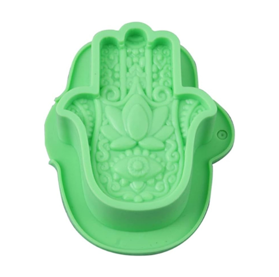 MOLDE DE SILICONAS 3D - DISEÑO MANO DE LOTO