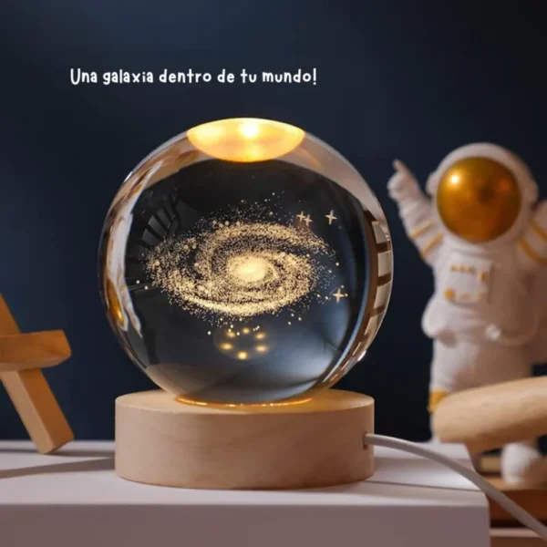 LÁMPARA LED 3D CON LUZ