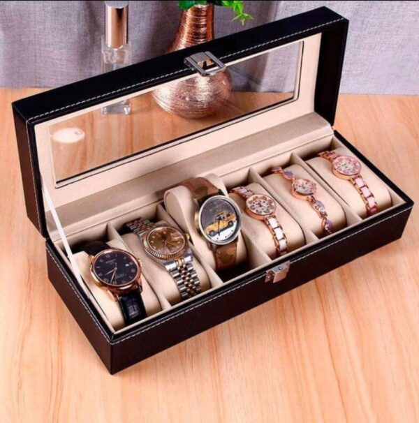 Porta Reloj cuero