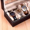 Porta Reloj cuero