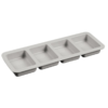 MOLDE DE SILICONA 3D - DISEÑO RECTANGULAR 4 CAVIDADES