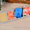 MOLDE DE SILICONA 3D - DISEÑO RECTANGULAR 4 CAVIDADES