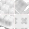 MOLDE DE SILICONA 3D - DISEÑO BURBUJAS X 15