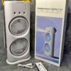 VENTILADOR PORTATIL 5 EN 1 DOBLE AIRE FRIO Y HUMIDIFICADOR