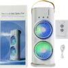 VENTILADOR PORTATIL 5 EN 1 DOBLE AIRE FRIO Y HUMIDIFICADOR