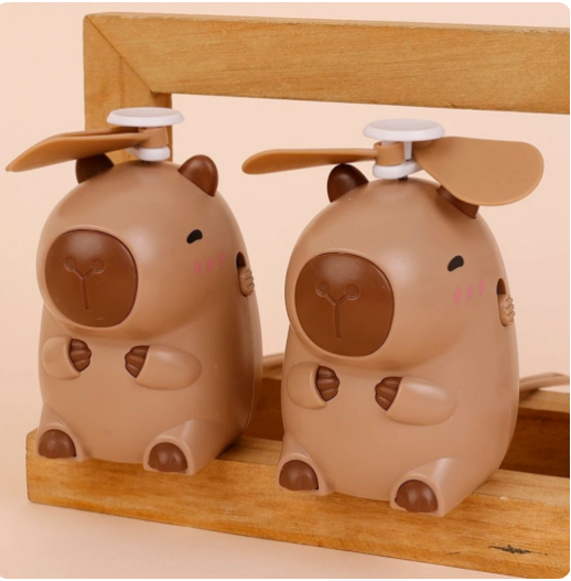 MINI VENTILADOR CAPIBARA