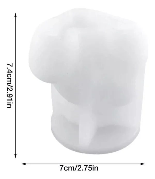 MOLDE SILICONA OSO SENTADITO