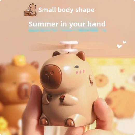 MINI VENTILADOR CAPIBARA