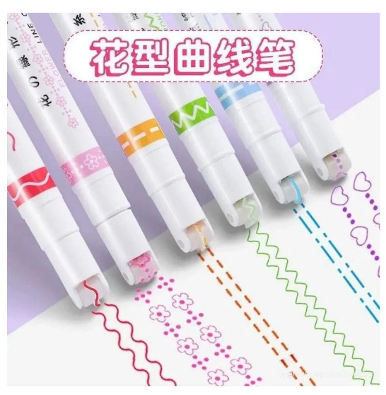 ROTULADOR DOBLE PUNTA KAWAI SET DE 6 UND
