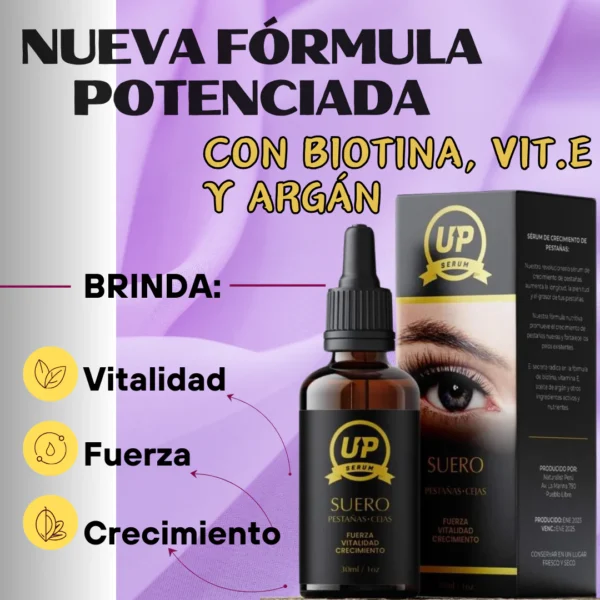 SERUM UP PRO® Alargamiento de pestañas y cejas