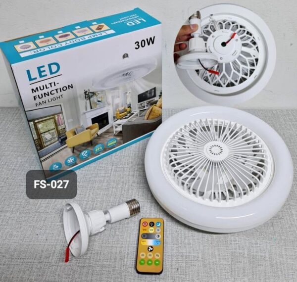 FOCO VENTILADOR 3 en 1, 360° y Aromatizador